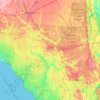 Suwannee River topographic map, elevation, terrain