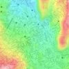 Comuna 1 topographic map, elevation, terrain