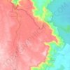 Wallaman topographic map, elevation, terrain