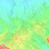 Kisbéri kistérség topographic map, elevation, terrain