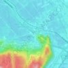 Frangart topographic map, elevation, terrain