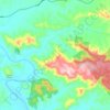 Gregors Creek topographic map, elevation, terrain