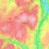 Chaponost topographic map, elevation, terrain