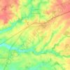 Les Achards topographic map, elevation, terrain