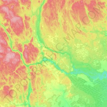 Girardville topographic map, elevation, terrain