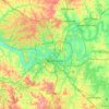 Nashville topographic map, elevation, terrain