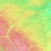 Yellowhead County topographic map, elevation, terrain