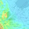 Langsa topographic map, elevation, terrain
