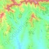 Kars Springs topographic map, elevation, terrain