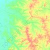 Dueré topographic map, elevation, terrain
