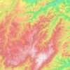 Măguri-Răcătău topographic map, elevation, terrain
