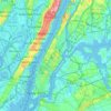 Condado de Nueva York topographic map, elevation, terrain