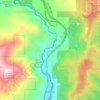 Dunsmuir topographic map, elevation, terrain
