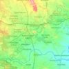 Ghatkesar mandal topographic map, elevation, terrain