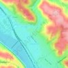 Edgeworth topographic map, elevation, terrain