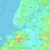 Nampo topographic map, elevation, terrain