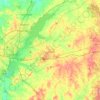 Rankin County topographic map, elevation, terrain