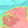 Tutrakan topographic map, elevation, terrain