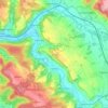 Ködnitz topographic map, elevation, terrain