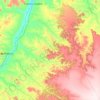 Santa Luz topographic map, elevation, terrain