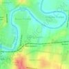 East Ipswich topographic map, elevation, terrain
