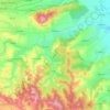 Petricani topographic map, elevation, terrain