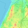Ashdod topographic map, elevation, terrain