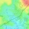 Kingsbury topographic map, elevation, terrain