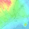 Kelibia Est topographic map, elevation, terrain