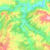 Mezerana topographic map, elevation, terrain