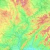 Morava topographic map, elevation, terrain