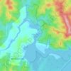 Wonboyn Lake topographic map, elevation, terrain