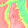 Мендыкаринский район topographic map, elevation, terrain