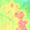 Wooroolin topographic map, elevation, terrain