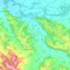 Saint-Mont topographic map, elevation, terrain