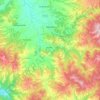 Berovo topographic map, elevation, terrain