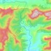 Cougal topographic map, elevation, terrain