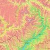 Tsangpo Gorge topographic map, elevation, terrain