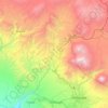Yura topographic map, elevation, terrain
