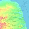 Região Geográfica Imediata de Natal topographic map, elevation, terrain
