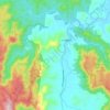 Cambroon topographic map, elevation, terrain