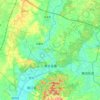 Huanglongxi topographic map, elevation, terrain
