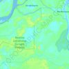 Areias topographic map, elevation, terrain