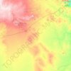 Pentland topographic map, elevation, terrain