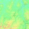 Alto Paraíso topographic map, elevation, terrain