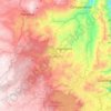 Angostura topographic map, elevation, terrain