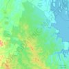 Tuan Forest topographic map, elevation, terrain