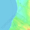 Moonta Bay topographic map, elevation, terrain