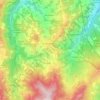 Monghidoro topographic map, elevation, terrain