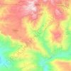 Coapilla topographic map, elevation, terrain